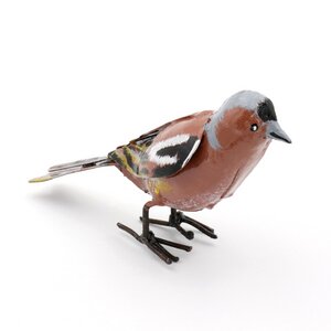Buchfink - Vogel aus Recycling-Metall zur Gartendekoration - Mio Moyo
