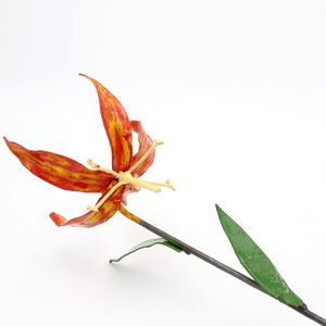 Feuerlilie - Blume aus Recycling-Metall zur Gartendekoration - Mio Moyo