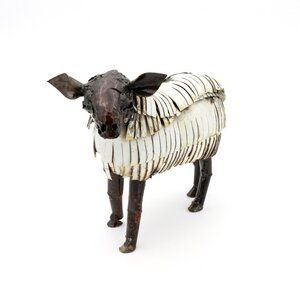 Schaf aus Recycling-Metall zur Dekoration - Mio Moyo