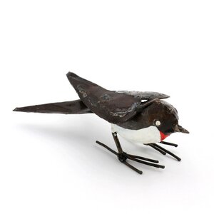 Schwalbe - Vogel aus Recycling-Metall zur Gartendekoration - Mio Moyo
