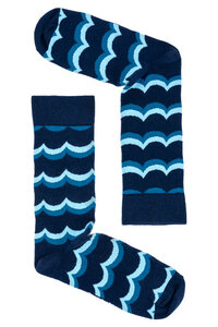Abstract Water Waves - Socken für Herren - GREENBOMB