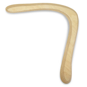 Sportlicher Profibumerang aus finnischer Birke - GIGANT natur - LAMEY bumerang