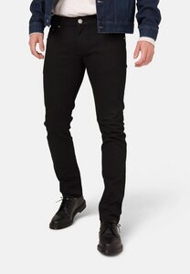Jeans Slim Fit - Lassen - dip dry black - Mud Jeans