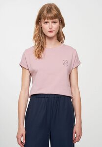 Damen T-Shirt aus weicher Baumwolle (Bio) | T-Shirt CAYENNE SMILEY recolution - recolution