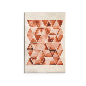 Kunstdruck Wanddekoration Wandbilder aus Kork "Dreiecke" (mehrfarbig) - Corkando GmbH