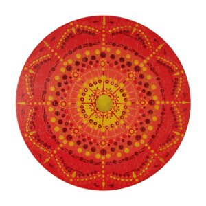 Wanddeko "Mandala - Malaga" - Corkando