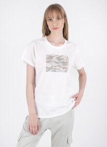T-Shirt aus Bio-Baumwolle mit Camo-Print - ORGANICATION