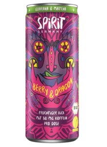 Spirit Berry & Dragon Bio-veganes koffeinhaltiges Erfrischungsgetränk - Biohacks