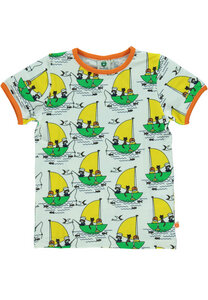 Kurzarm T-shirt "Children In Boat" - Smafolk