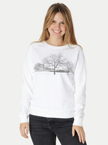 Damen Sweatshirt Landscape - Peaces.bio - handbedruckte Biomode