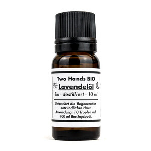 Lavendelöl - Bio - destilliert - 10 ml - Two Hands BIO