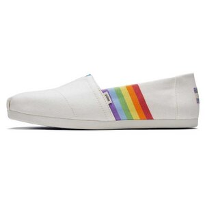 Toms - White Unity Rainbow Alpargata , vegane Schuhe - Toms