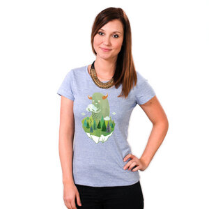 Make it Rain - Bio Printshirt Frauen - Coromandel