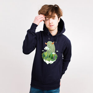 Make it Rain - Männerhoodie aus Bio-Baumwolle - Coromandel