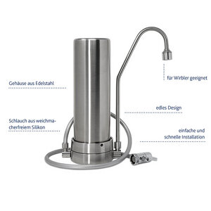 Edelstahl Wasserhahnfilter - Alvito