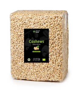 Bio Cashewkerne Premium Qualität, naturbelassen, 22,68kg Großpackung - Natural Foods