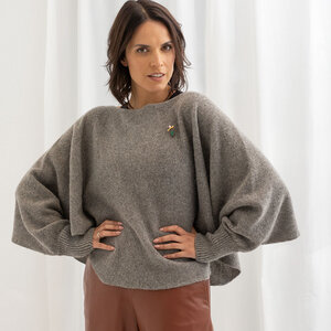 Two-in-one Pullover-Poncho ANNA - meinfrollein
