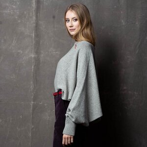 Two-in-one Pullover-Poncho ANNA - meinfrollein