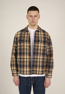 Earth Colors Checked Overshirt - Herren - KnowledgeCotton Apparel