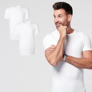 Nachhaltige T-Shirt 2-pack / Herren / O-neck / Weiß oder Schwarz - SKOT Fashion