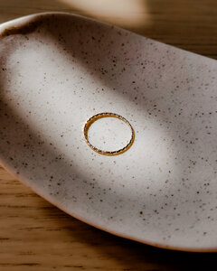 Ring 'Glitzer' 925 Silber / vergoldet - lille mus