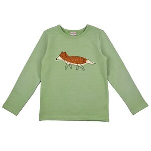 Langarmshirt mit Fuchs von baba Kidswear, innen kuschelig angerauht - Baba Kidswear