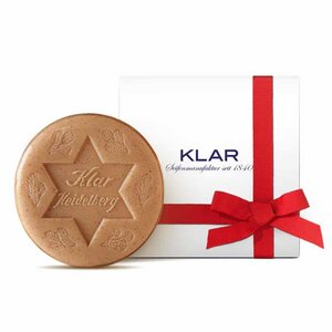 KLAR Seifen - Weihnachtstaler - 125g - vegane Naturkosmetik aus Deutschland - Klar Seifen
