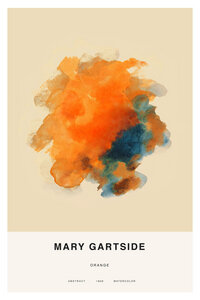 Poster / Leinwandbild - Mary Gartside: Orange - Photocircle