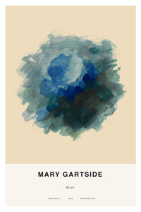Poster / Leinwandbild - Mary Gartside: Blau - Photocircle