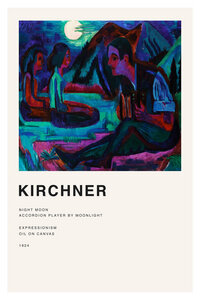 Poster / Leinwandbild - Ernst Ludwig Kirchner: Nachtmond - Photocircle