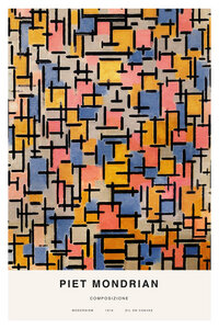 Poster / Leinwandbild - Piet Mondrian: Composizione - Photocircle