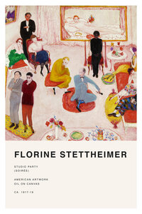 Poster / Leinwandbild - Florine Stettheimer: Studio Party - Photocircle
