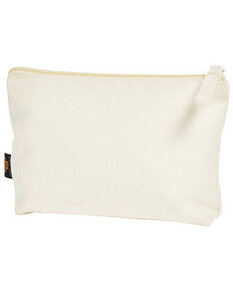 Kulturtasche aus Bio - Baumwolle mit Reisverschluss Vegan 20 x 12 x 4 cm - Halfar