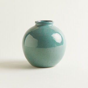 Handgemachte Vase 'Bola' aus Steinzeug - onomao