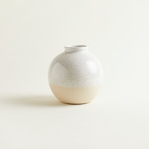 Handgemachte Vase 'Bolinha' aus Steinzeug - onomao