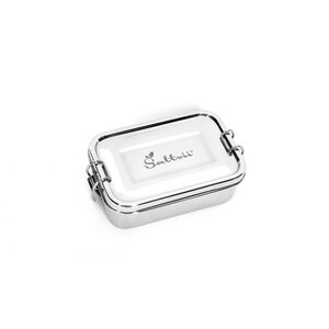 Klimaneutrale Edelstahl Bento Box | Lunchbox | Brotdose mit Trennwänden - Sattvii®