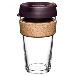 KeepCup L - BREW CORK – Coffee to go Becher aus Glas mit Korkband - 454ml - KeepCup