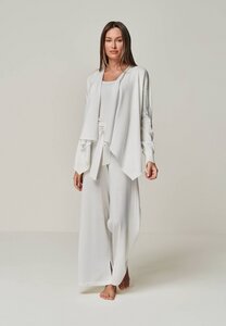 Merino Loungewear Set "Cardigan Bella &Top Blossom & Strickhose Bailey“ - YOU LOOK PERFECT
