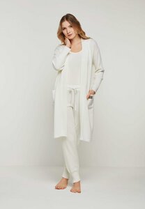 Merino Loungewear Set "Cardigan Blossom & Top Blossom & Hose Bella" - YOU LOOK PERFECT