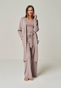 Merino Loungewear Set "Cardigan Blossom & Top Blossom & Hose Bailey" - YOU LOOK PERFECT
