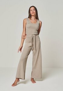 Merino Loungewear Set "Stricktop Blossom & weite Strickhose Bailey" - YOU LOOK PERFECT