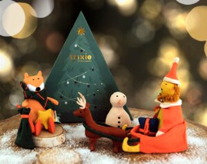Trixie - PUPPET WORLD XMAS - weihnachtliches Puppenspiel aus Biobaumwolle - trixie