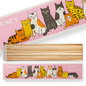 Fancy Cat - Matchbox lange Streichhölzer - Archivist