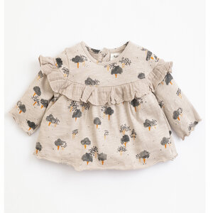 Baby T-Shirt Tunika mit Baum-Muster aus Bio-Baumwolle - PLAY UP