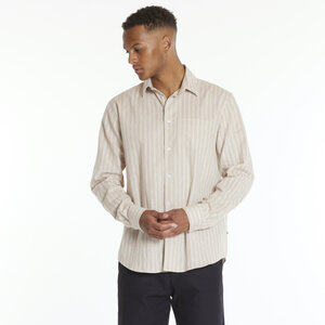 Hemd - Bob Stripe LS Shirt - aus Bio-Baumwolle & Leinen - By Garment Makers