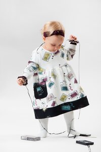 Kleid aus Bio Baumwolle "Mixtape" - Marraine Kids