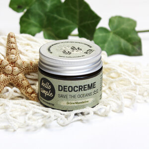 Deocreme - Save the Oceans, Grüne Mandarine - zertifizierte Naturkosmetik - Hello Simple