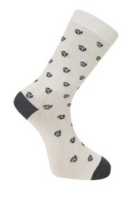 Sashiko Wave Socken aus Bio-Baumwolle - Komodo