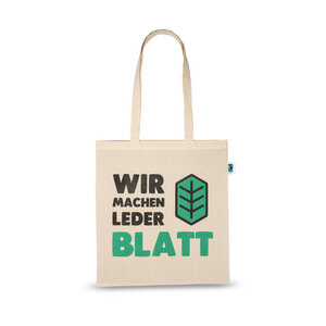 JUTE BAG - Jutebeutel aus Biobaumwolle - Tragetasche mit GOTS Siegel - BELEAF