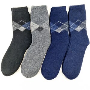 Winter Thermo Socken aus Wolle 4er Pack - Bruno Barella